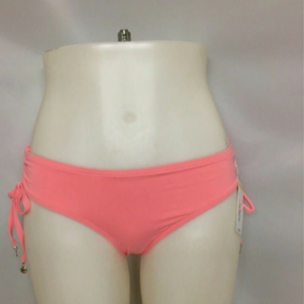 Anne Cole Live In Color Alex Bikini Bottoms 19MB30001 Coral NWT XS,S,M,L $44.00